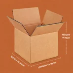 Heavy-Duty Corrugated Packaging Box (16 × 10 × 9 Inches)