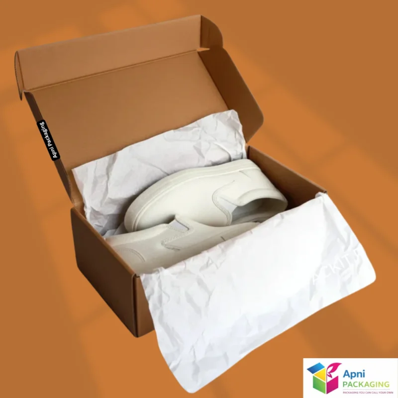 Eco-friendly kraft shoe delivery box