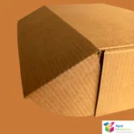Brown cardboard shoe packaging box for e-commerce shipping