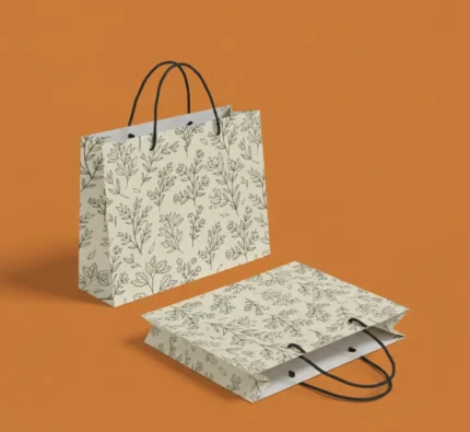 Apni Packaging custom botanical paper bag