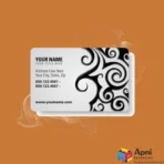 Stack of custom premium restaurant business cards with matte finish printed by Apni Packaging