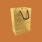 9.5" x 10" x 4.5" Kraft Paper Gift Bags with Rope Handles - Image 3