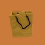 6" x 8" x 3" Kraft Paper Gift Bags with Rope Handles gallery image