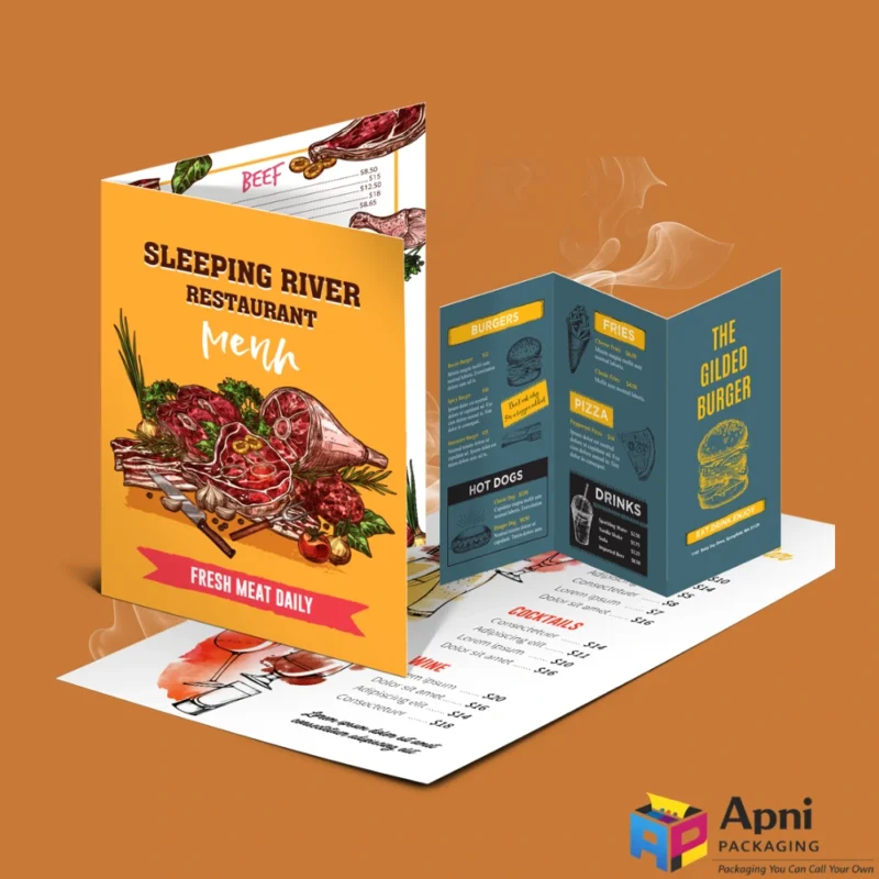 High-quality custom flyers and brochures designed by Apni Packaging in Pakistan.