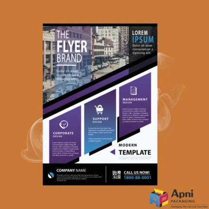 Custom flyers and brochures designed by Apni Packaging