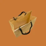 6" x 8" x 3" Kraft Paper Gift Bags with Rope Handles - Image 3