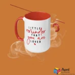 Little reminder custom mug with love message