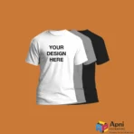 White Custom Logo T-Shirt - Apni Packaging - Image 2